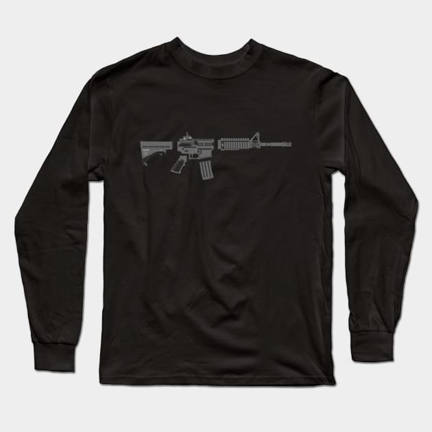 M4A1 Long Sleeve T-Shirt by fitripe